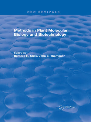 cover image of Methods in Plant Molecular Biology and Biotechnology